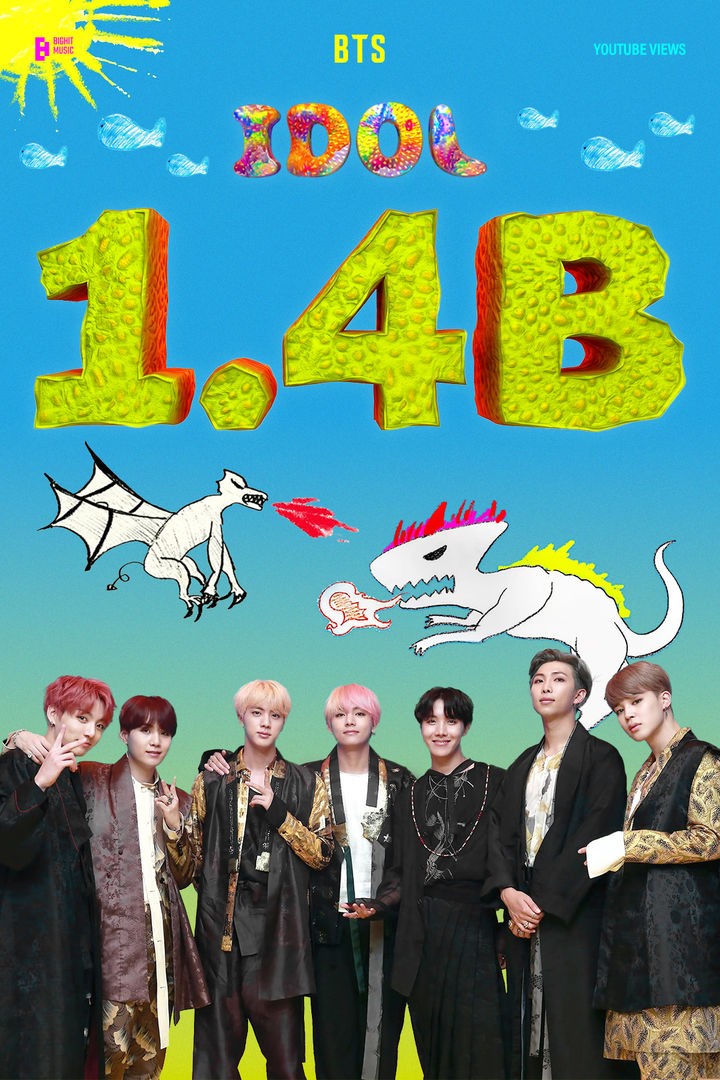 BTS『アイドル』も超えた···5番目の14億ビューのミュージックビデオ